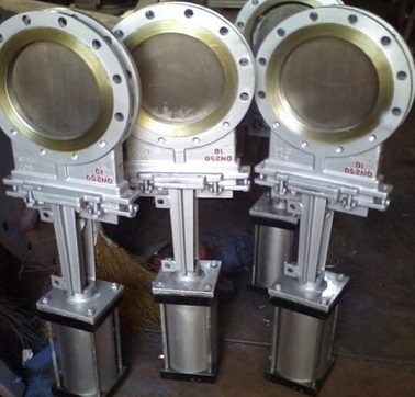 PZ673H、PZ673W氣動刀形閘閥